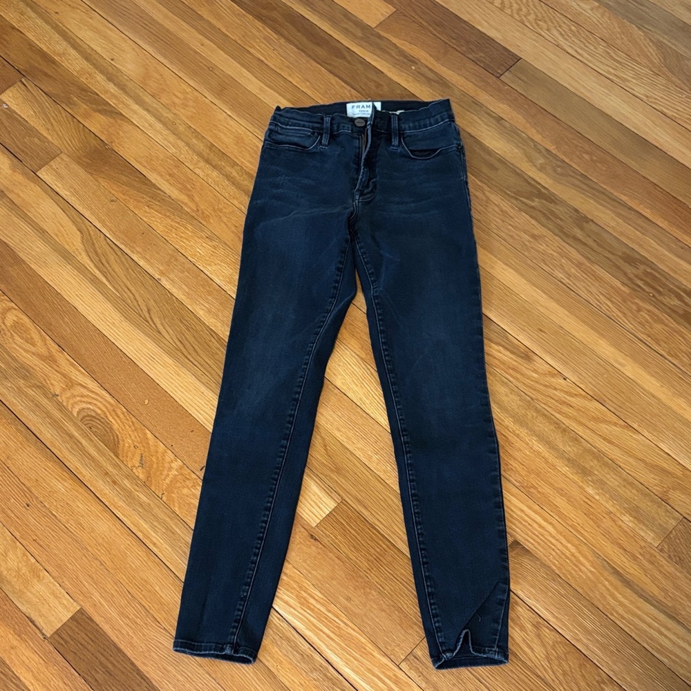 Frame Denim Dark Blue Skinny Jeans